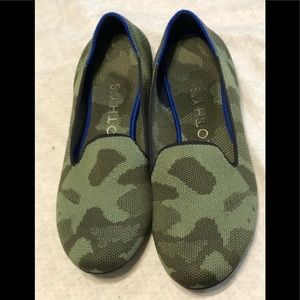 Rothy’s The Loafer Olive Camo 6.5